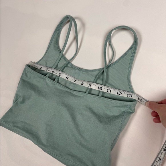 Vuori Halo Performance Crop Tank 2.0 Blue Women’s XS - Picture 5 of 6